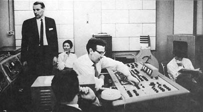 photo: Norman Smith at mixing desk