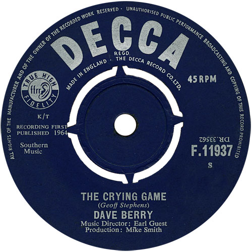 photo: "Crying Game" (label)