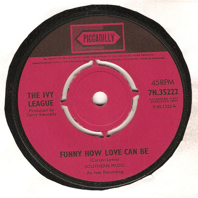 photo: "Funny How Love Can Be" (label)