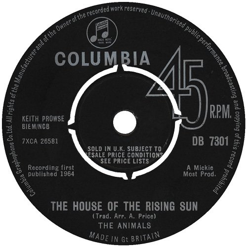 photo: "House of the Rising Sun" (label)