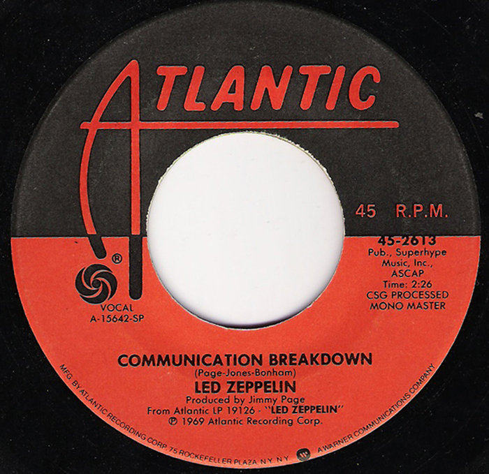 photo: "Communication Breakdown" (label)